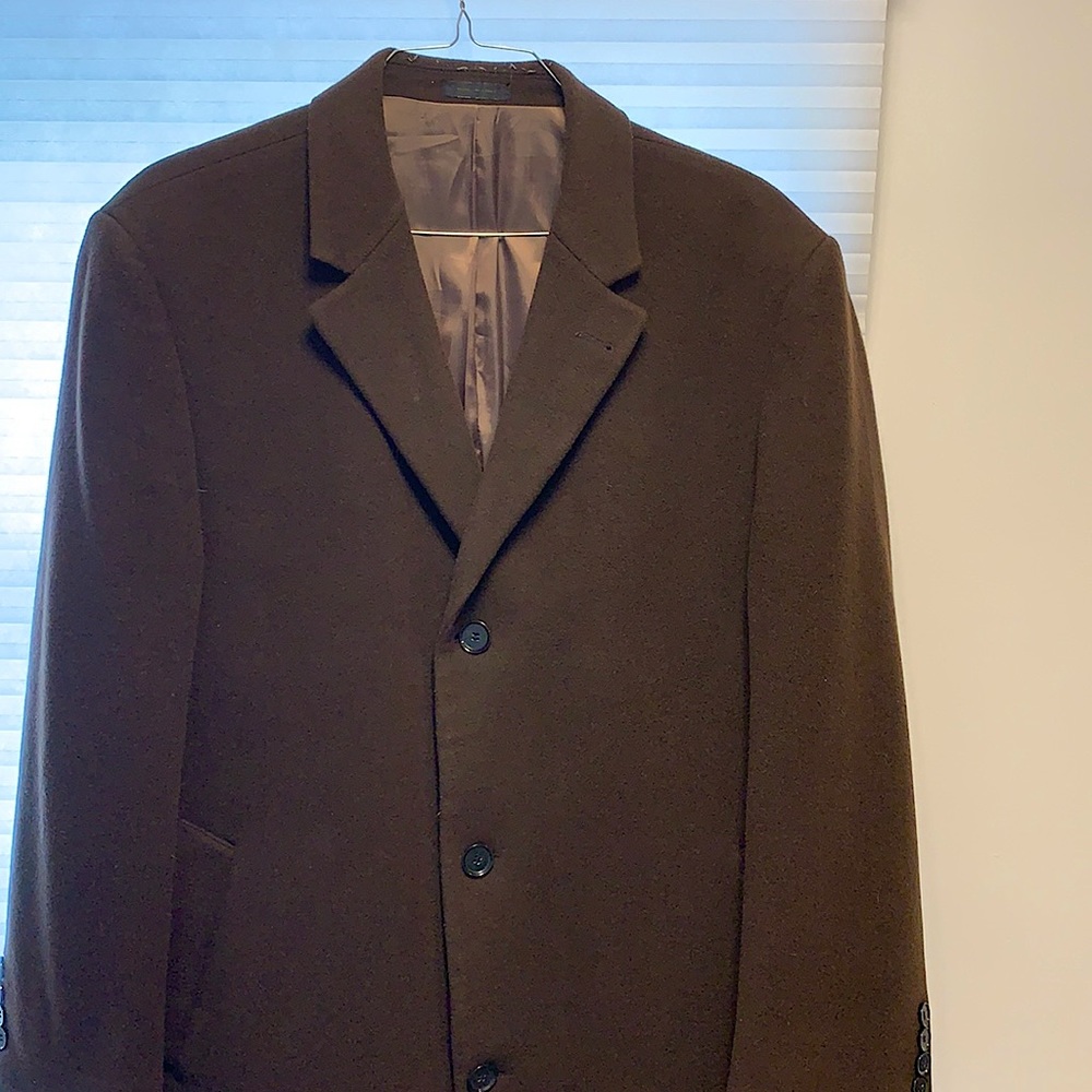 Calvin Klein Wool Overcoat - Picture 4 of 8
